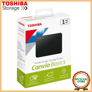 【Available】Toshiba Canvio Basics 1TB External Hard drive USB 3.0 Black