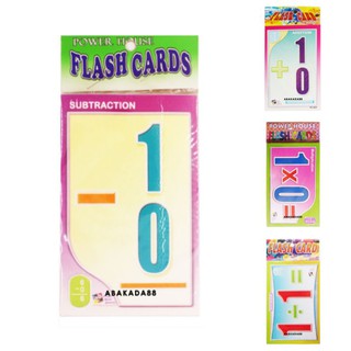 Addition Subtraction Multiplication & Division Flash Cards