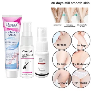 ✚◎✿Hair Removal Cream Whitening Painless Remove underarm leg hair Inhibit hair growth Quick and gen