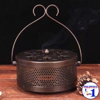 PHILIPPINES No.1 Classy Mosquito Coil Holder Fireproof Coil Holder with Cover and Handle
