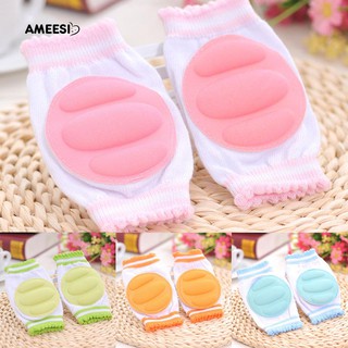COD!!!Ameesi Kids Safety Crawling Elbow Cushion Infants Toddlers Baby Knee Pads Protectors