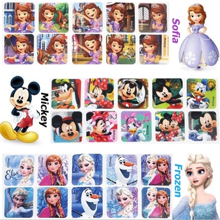 ZIWU 200pcs Stickers Kids Cartoon Sticker Roll Good as Gift Disney Frozen Elsa Anna Princess Sofia Finding Nemo Micky Winnie Toy Story Sticker (4)