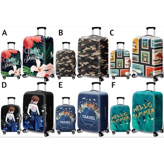 suitcase case✉Elastic Suitcase Luggage Cover Anti-Scratch Dustproof Protector Floral Print