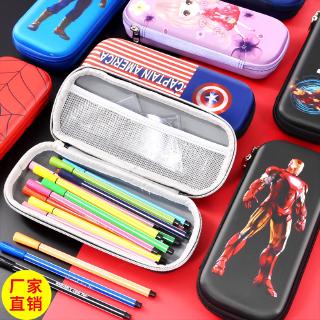 Cartoon Baby Boy Superhero Pencil Case Student School Large Capacity Girl Princess Design Pencil Box Hard shell Stationery Bag for Kids (2)