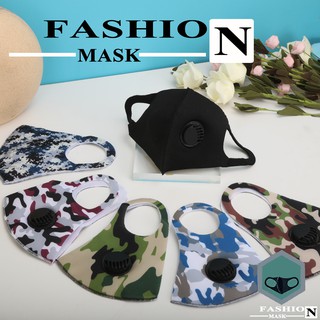 Face Mask FASHION MASK w/ valve Folding Reusable Mask Anti-dust Respirator Face Mask