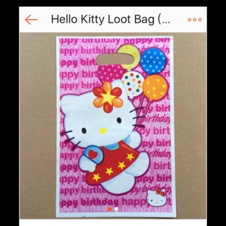 Hello Kitty Loot Bag 10pcs/pck