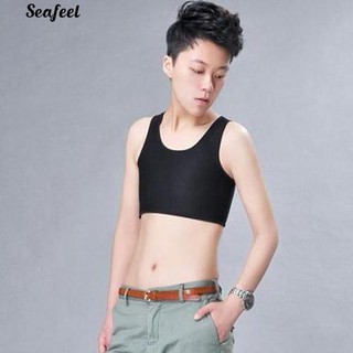 seafeel 【COD】Girl's Breathable Buckle Short Chest Breast Binder Corset Undershirt Vest (6)