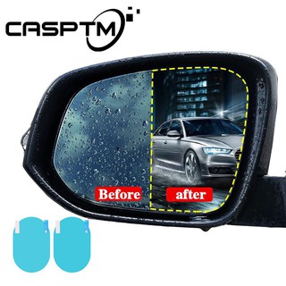 2pcs Car Rearview Rainproof Anti-fog Mirror Sticker Film