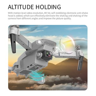 New RC drone WIFI FPV and wide-angle high-definition 4K dual camera height keep foldable quadrotor drone gift toy (4)