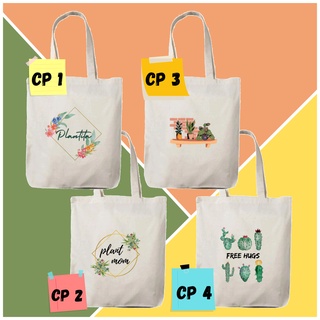 Plant Design Canvas Bags - Plantita - Plant Mom - House Plants - Canvas Bag - Eco Bag