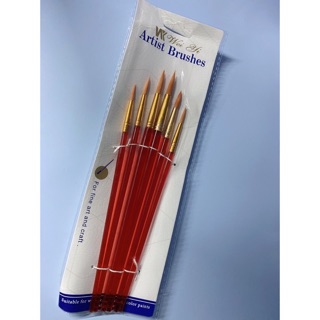 Abc shop #6pcs artist watercolor painting brushes oil acrylic paint kit (4)