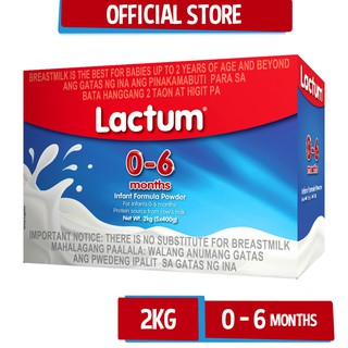 Lactum Infant Formula Powder for 0-6 Months Old 2kg (1)