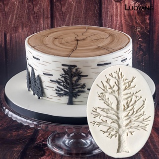 DIY 3D Tree Silicone Fondant Mold Cookie Cake Decoration Mould
