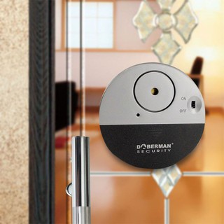 √100DB Security Ultra-Slim Designing Window Door Round Vibration Sensor Alarm (7)
