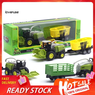 1/55 Diecast Farm Truck Tractor Friction Car Model Kids Educational Toy Gift ♧MXWJ♧