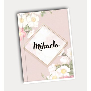 ✅PERSONALIZED HARDBOUND 240 PAGES/120 NOTEBOOK LEAVES (PINKFLORAL2)