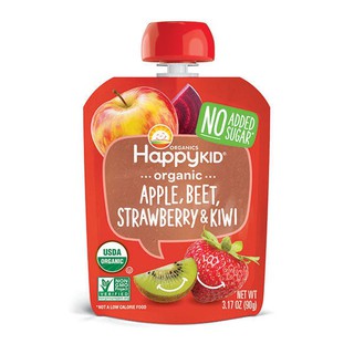 Happy Kid, Organic Superfoods, Organic Apple, Beet, Strawberry & Kiwi, 3.17 oz (90 g) (1)