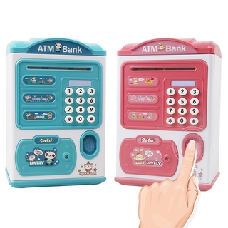 Electronic Piggy Bank ATM Password Money Box Cash Coins Saving Box ATM Bank Safe Box Money ATM Coin
