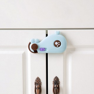 COD Shaped Door Wardrobe Cabinet Cupboard Lock Baby Fridge Drawer Safety Lock (1)