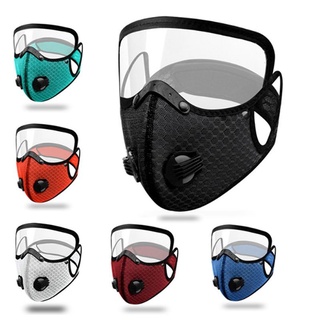Washable Double Valve KN-95 3D Face Mask Smart Electric Riding PM2.5 Filter Mask Anti-fog Dust-proof