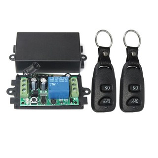 Mga paninda✥℡DC 12V 10A Relay 1CH Channel Wireless RF Remote Control Switch With 2 Transimittervs Ma (1)