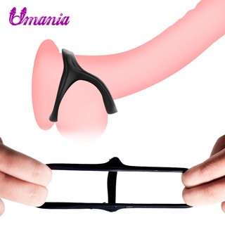 Silicone Penis Ring Delay Ejaculation Enlargement Erection Male Chastity Cage Cock Rings Sex Toys fo