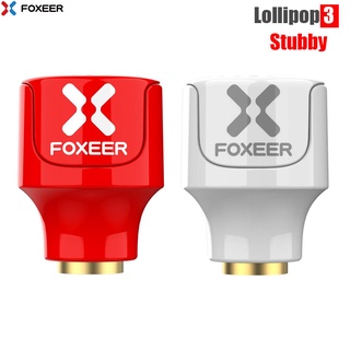 2pcs/Box Foxeer Lollipop 3 Stubby Antenna 5.8G 2.3Dbi RHCP LHCP 22.7mm 4.8g FPV SMA Micro Mushroom Receiver Antenna for Rc Drone
