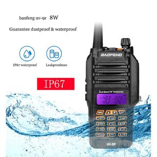BaoFeng UV-9R IP67 Waterproof 8W Walkie Talkie VHF/UHF FM PMR446 Ham Radios