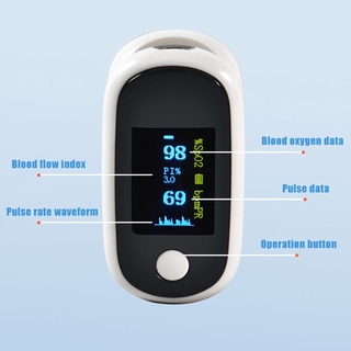 Rechargeable USB Finger Clip Fingertip Pulse Oximeter Heart Rate PI SpO2 Monitor (4)