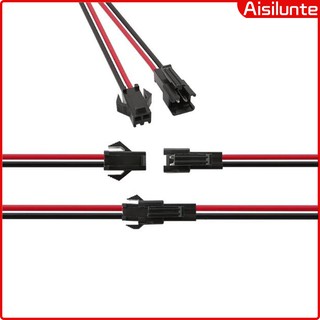 10Set SM 2.54mm 2/3/4/6Pin Power Jack Plug 200MM 300MM 400MM 2 Pin Wire & Socket wire Connector Lead connecting wire, male and female connector Terminals cable (1)