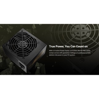 FSP HV Pro 550w Power Supply Unit PSU 80 Plus White Certified - All Black Cables w/ Dual CPU Power (3)