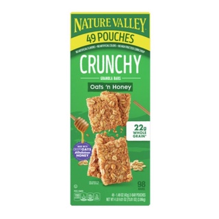 NATURE VALLEY Crunchy Oats 'n Honey Granola Bars 49 Pouches ( 2 bars/pouch )