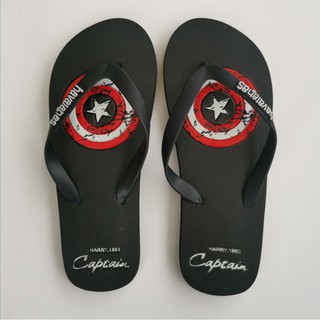 Havaianas series summer classic hand-painted men's non-slip beach slippers cartoon rubber flip-flops