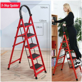 5-Step Anti-Skid Foldable Ladder