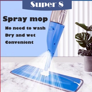 Deerma mop Spray Mop with spinner Spin mop Microfiber Healthy Head Flat Floor Cleaneing mop Super8