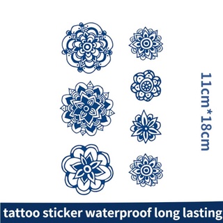 【MINE】 Temporary Magic Tattoo Sticker Waterproof Magic Tattoo 11×18cm Ready Stock Fashion