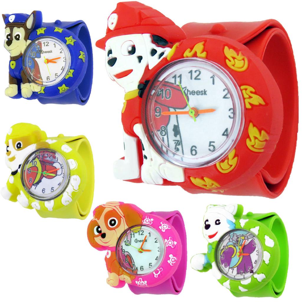 Slap Snap On Silicone Digital Wrist Watch Boys Girls Children Kids Gift