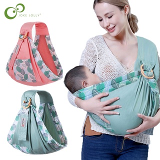 Baby Wrap Carrier 0-36M Newborn Sling Dual Use Infant Nursing Cover Carrier Mesh Fabric Breastfeedin