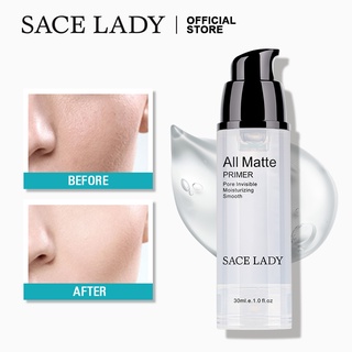 ●◙◊SACE LADY Poreless Primer Base + Full Cover Concealer Cream Makeup Set Matte Oil Control Make Up