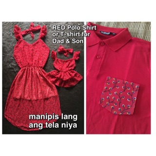 SALE: Red Mini Florals Greek Maxi Dress Twinning Set
