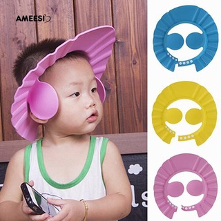 【Stock】 COD!!!Ameesi Adjustable Baby Kid Shampoo Shower Bathing Bath Protect Ear Wash Hair Cap Hat