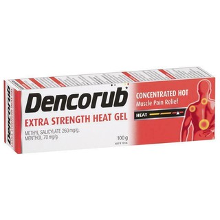 (NEW PACKAGE)Dencorub Extra Strength Heat Gel - 100g 9/2023
