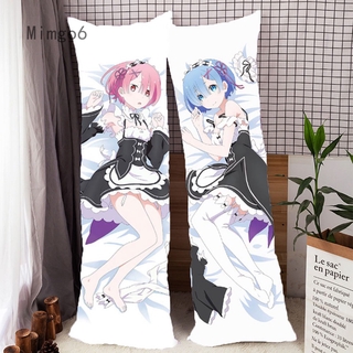 Anime RE ZERO Starting Life in Another World pillow Covers Rem Emilia Sexy Double-sided Bedding Hugging Body pillowcase
