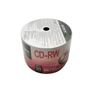 【Ready Stock】✐☫SONY CD-RW 12X Speed 700MB Rewriteable 50pcs./Spindle