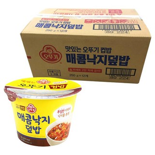 [Korea] No.1 Instant Ottogi Rice Bowl Spicy Octopus Bowl 250g * 12ea qm6v
