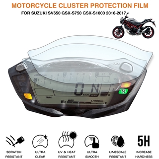 Motorcycle Cluster Scratch Protection Film Screen Protector For Suzuki SV650 GSX-S750 GSX-S1000 2016