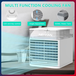 Air Cooler Mini Portable USB Air Conditioner 3-in-1 Humidifier Purifier Cooler