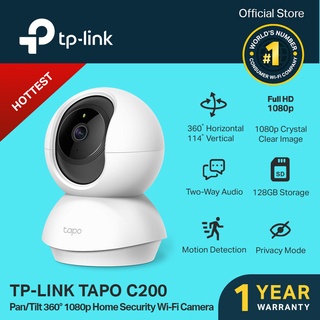✕✑♟TP-Link Tapo C200 360° 1080P Pan/Tilt Home Security WiFi Camera CCTV Camera IP Camera TP LINK
