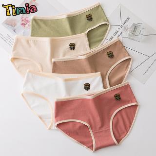 Woman Panty Girls Cotton Underwear Solid Colors Briefs Hot Sale (1)