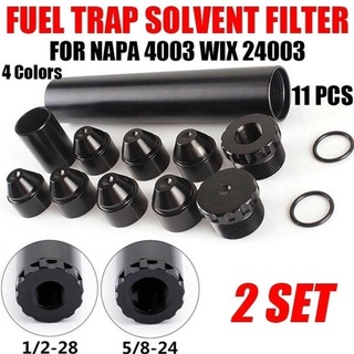Aluminum 1/2 28 or 5/8 24 Car Fuel Filter 1X7 or 1X13 Car Solvent Trap FOR NAPA 4003 WIX 24003|Fuel Filters